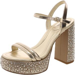 MICHAEL Michael Kors Gold and Cream Sandals